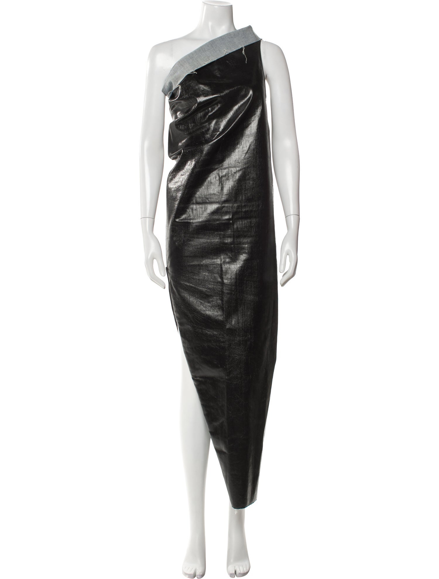 Rick Owens One-Shoulder Long Dress