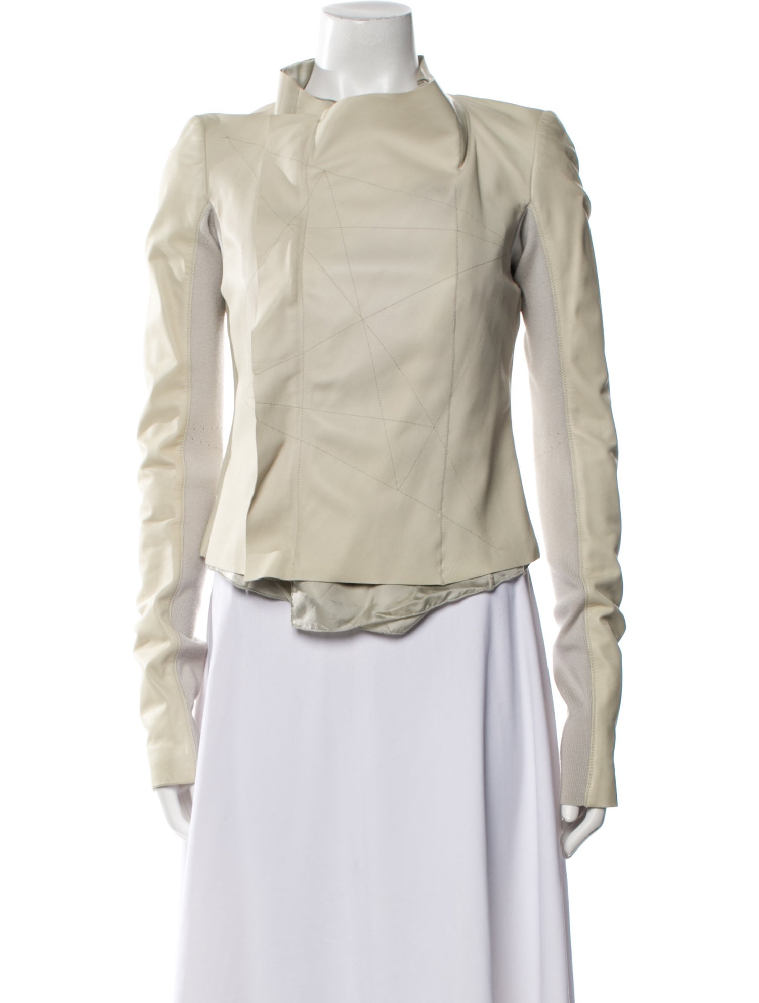 Rick Owens Lamb Leather Biker Jacket