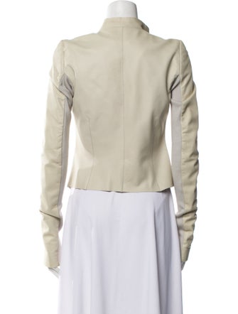 Rick Owens Lamb Leather Biker Jacket