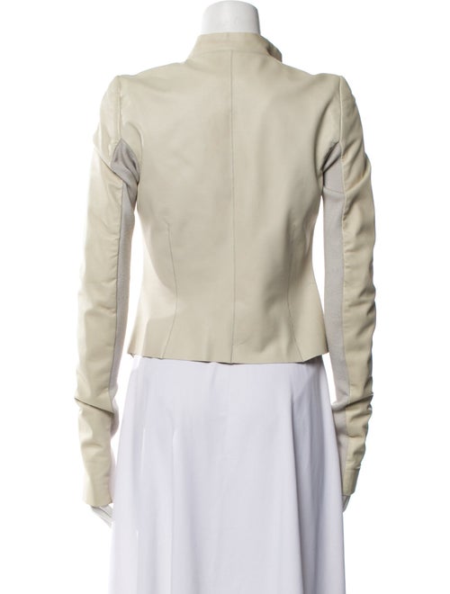 Rick Owens Lamb Leather Biker Jacket