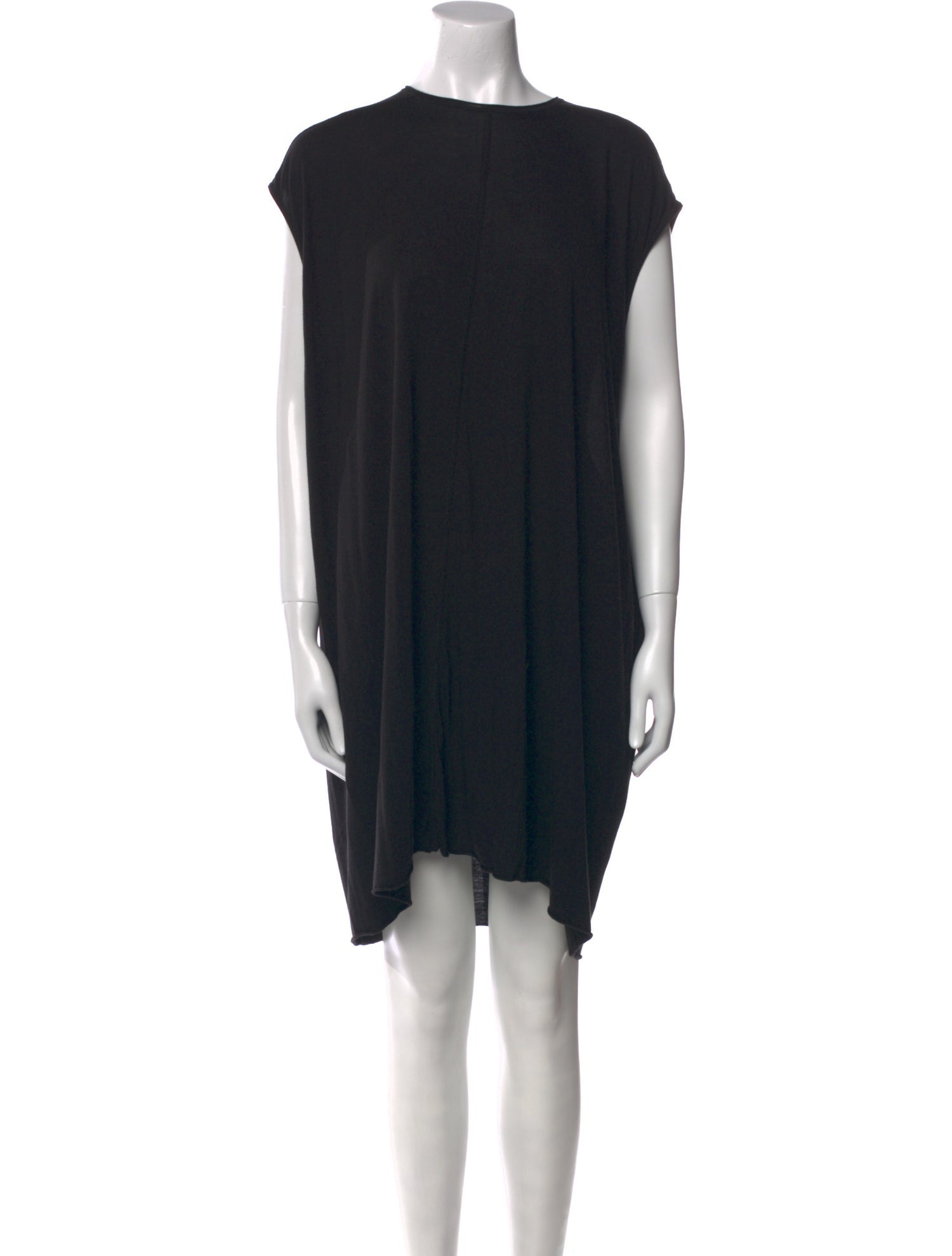 Rick Owens Bateau Neckline Mini Dress
