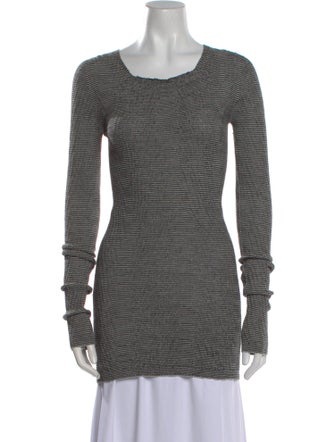 Rick Owens Wool Striped Sweater