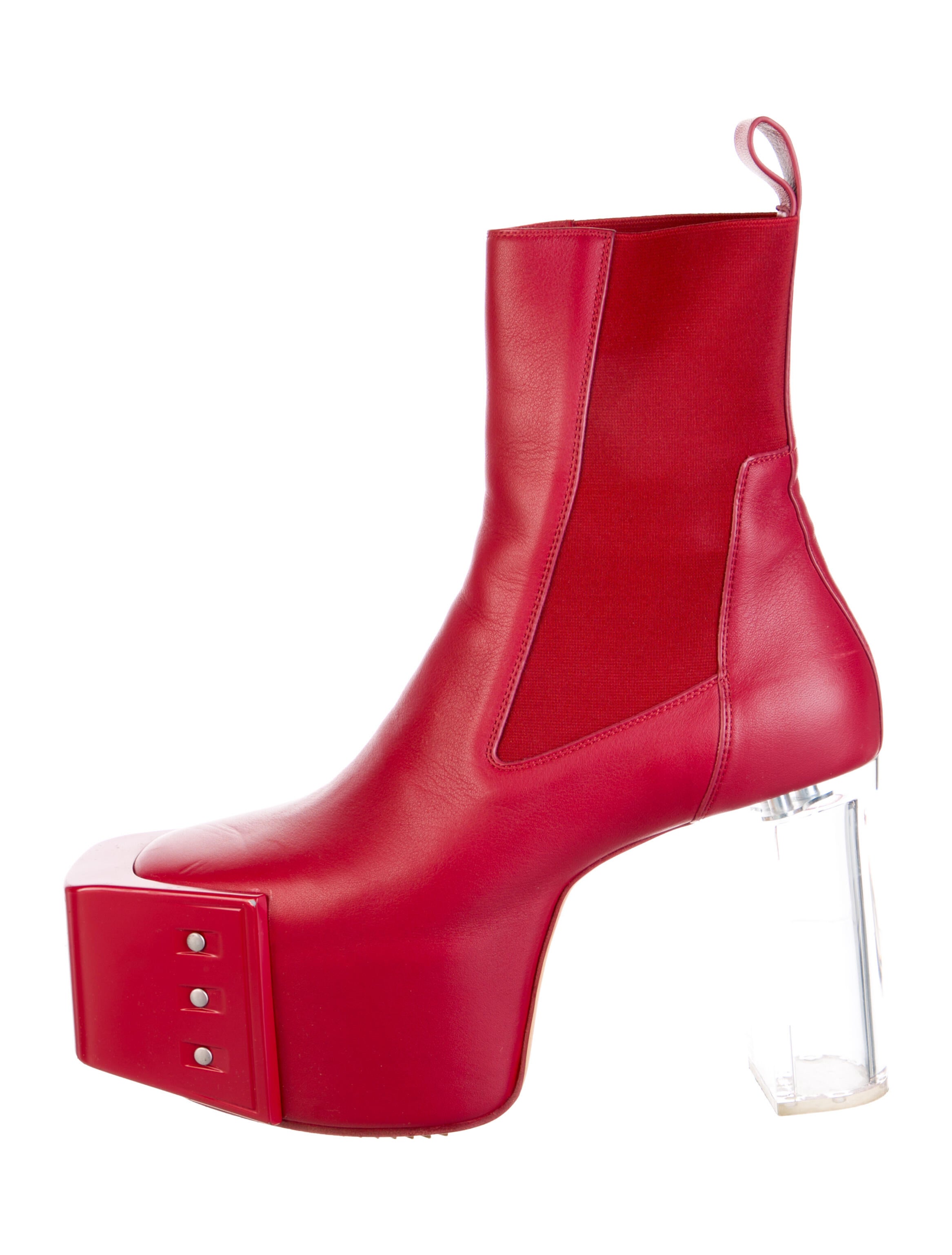 Rick Owens Leather Boots