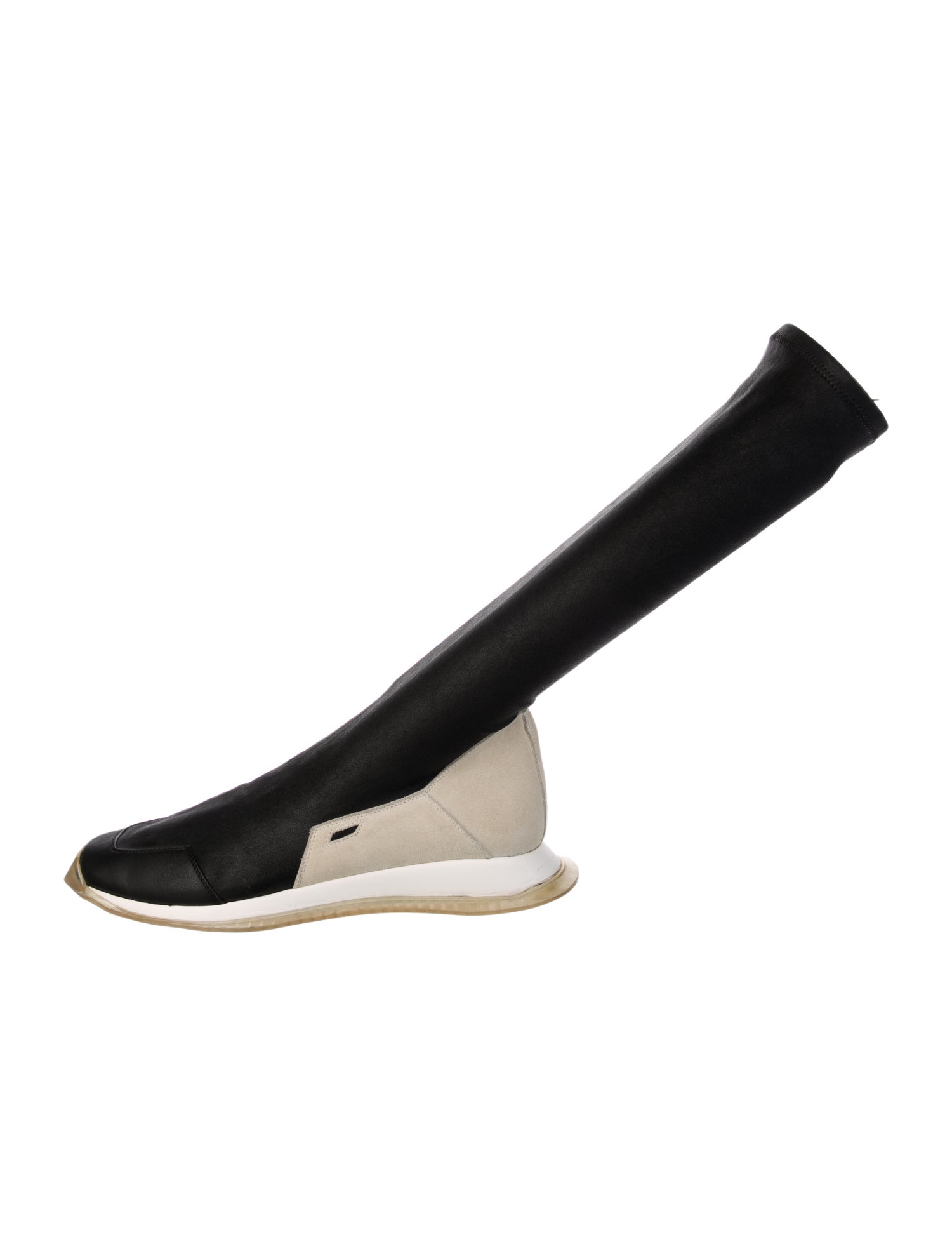 Rick Owens Leather Athletic Sneakers