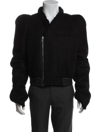 Rick Owens Shearling Moto Jacket