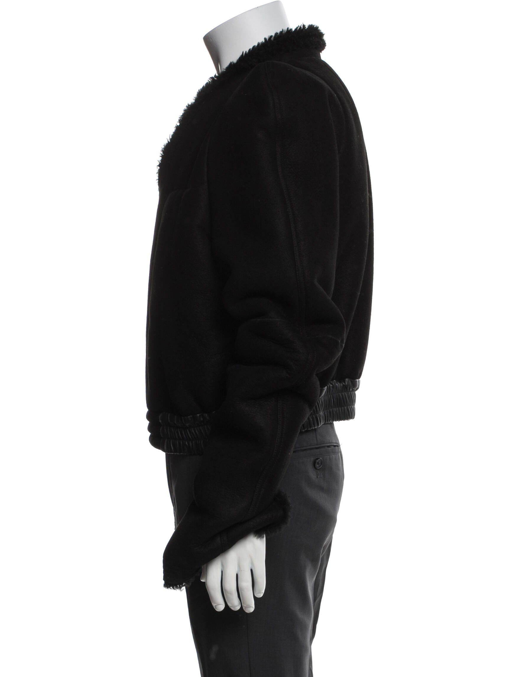 Rick Owens Shearling Moto Jacket