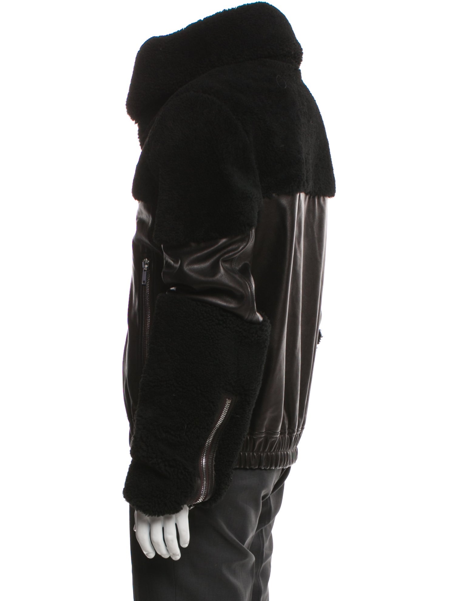 Rick Owens Shearling Moto Jacket