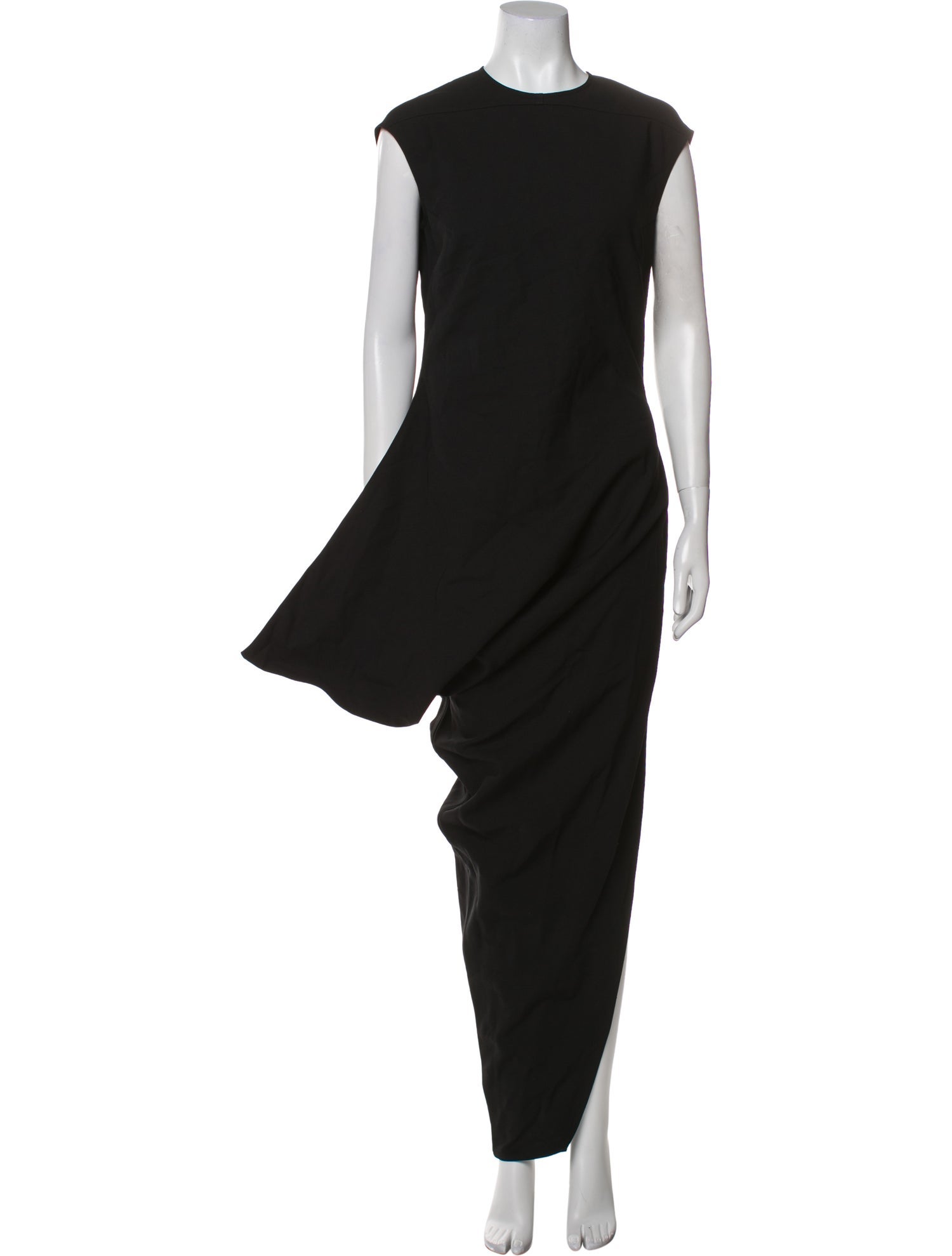 Rick Owens Crew Neck Long Dress