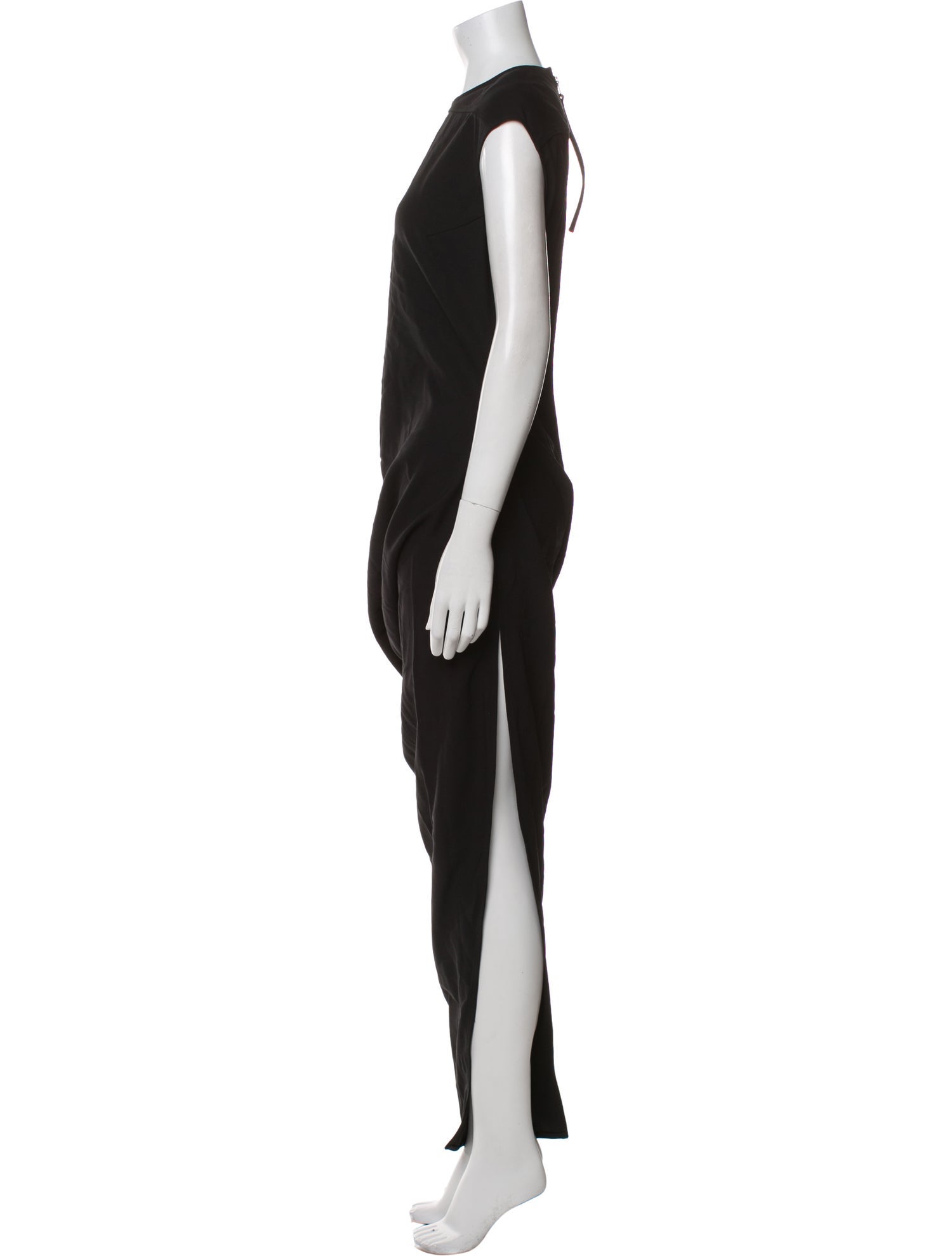 Rick Owens Crew Neck Long Dress