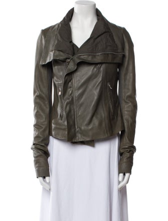 Rick Owens 2010's Leather Biker Jacket