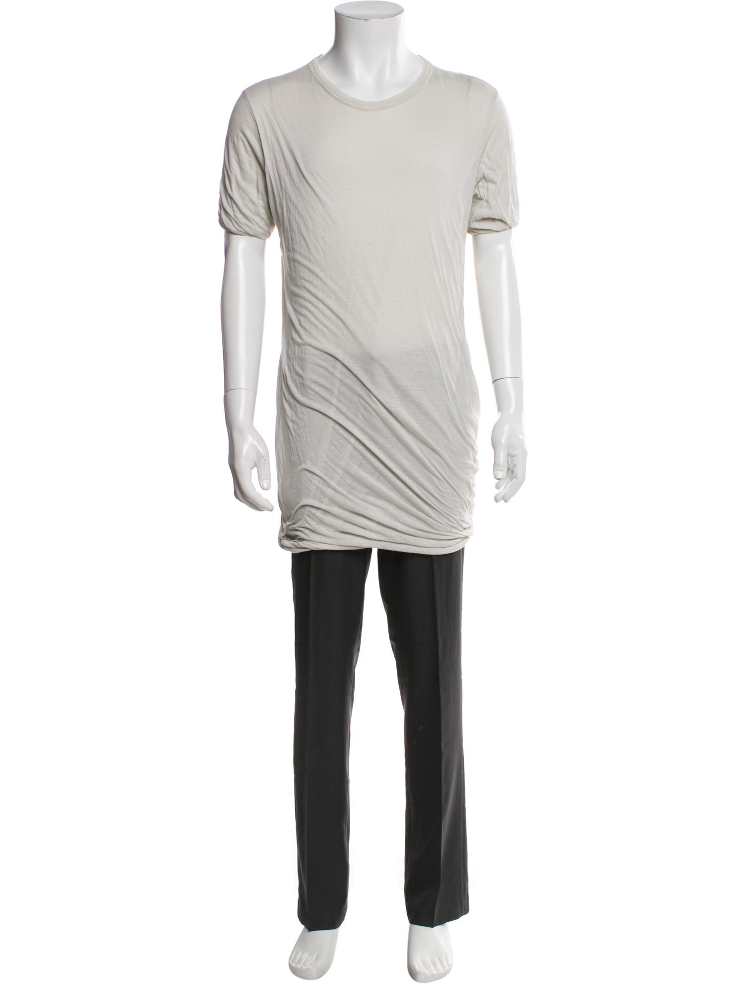 Rick Owens Crew Neck Short Sleeve T-Shirt