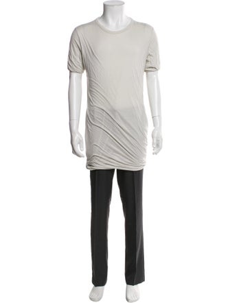 Rick Owens Crew Neck Short Sleeve T-Shirt