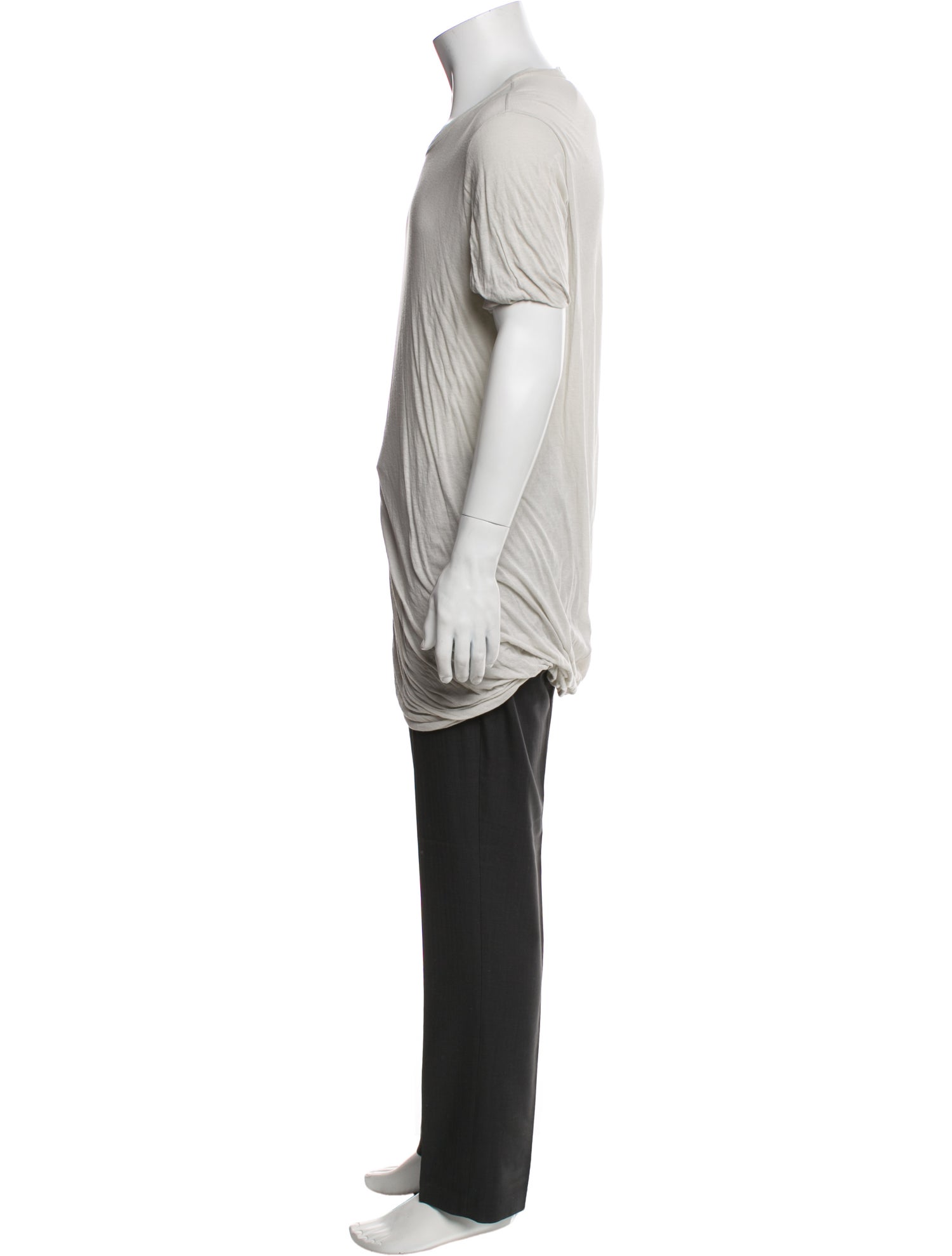 Rick Owens Crew Neck Short Sleeve T-Shirt