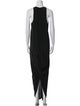 Rick Owens V-Neck Long Dress