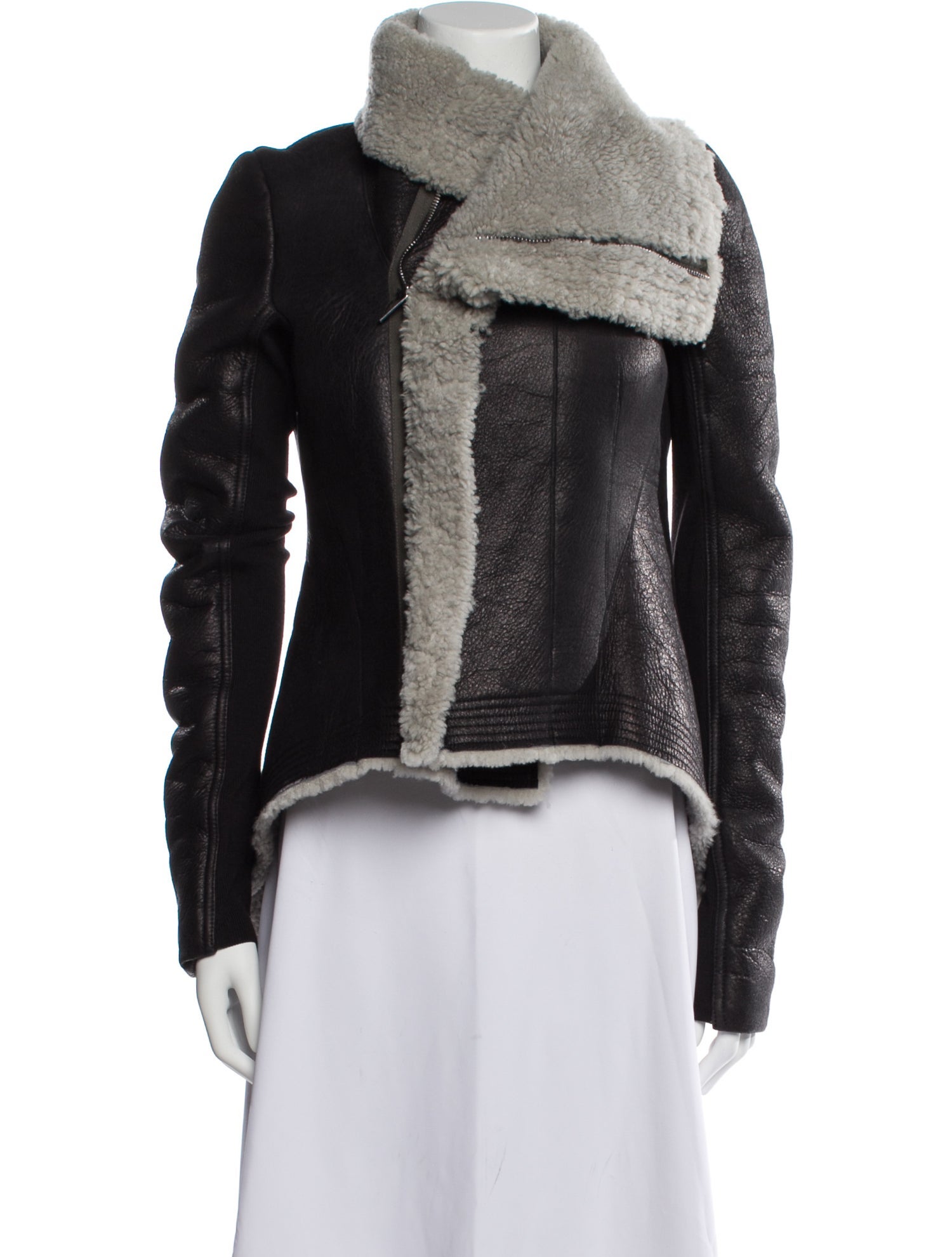 Rick Owens Shearling Fur Jacket w/ Tags