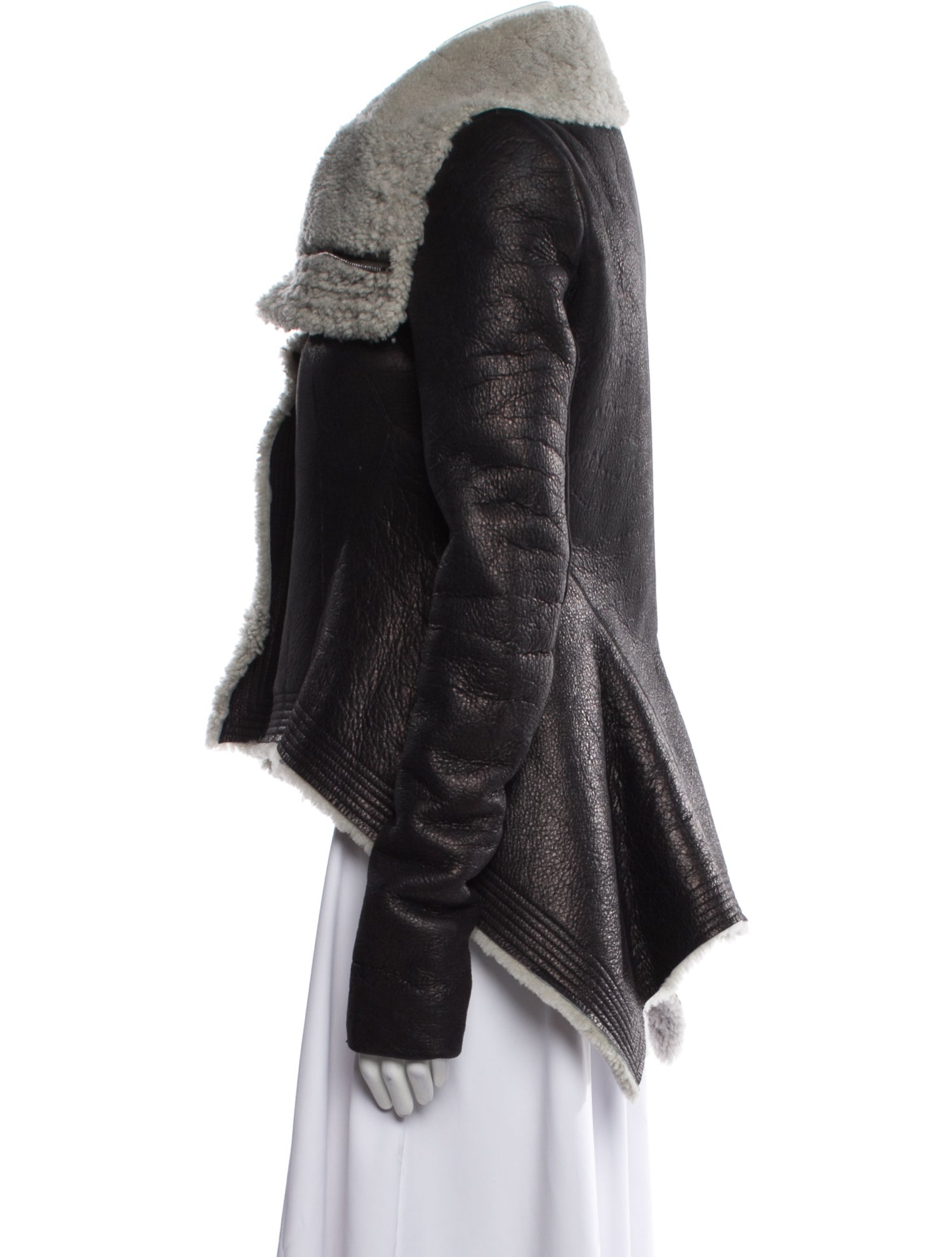 Rick Owens Shearling Fur Jacket w/ Tags