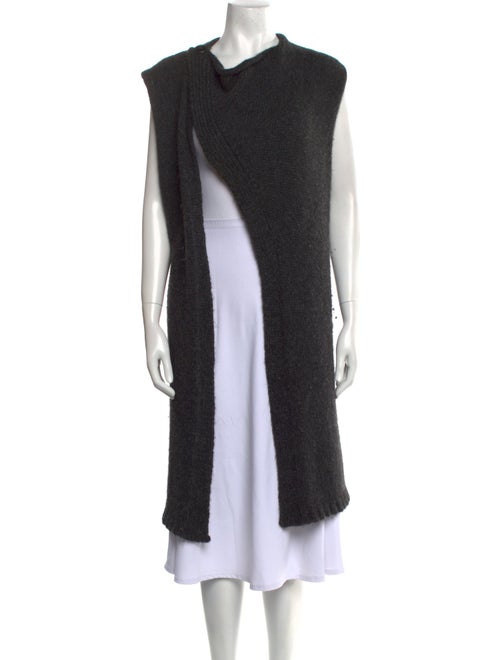 Rick Owens Baby Alpaca Cowl Neck Sweater