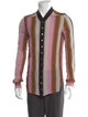 Rick Owens Striped Long Sleeve Shirt