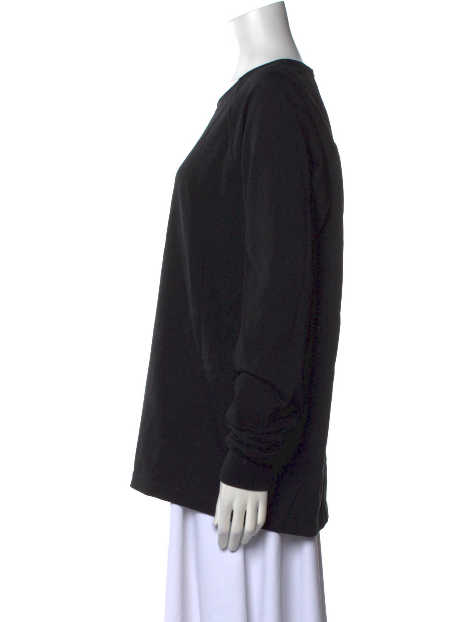 Rick Owens Crew Neck Long Sleeve Sweatshirt