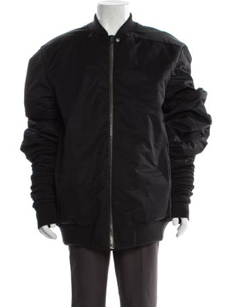 Rick Owens 2022 'Strobe' Gauntlet Bomber Jacket