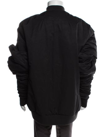 Rick Owens 2022 'Strobe' Gauntlet Bomber Jacket