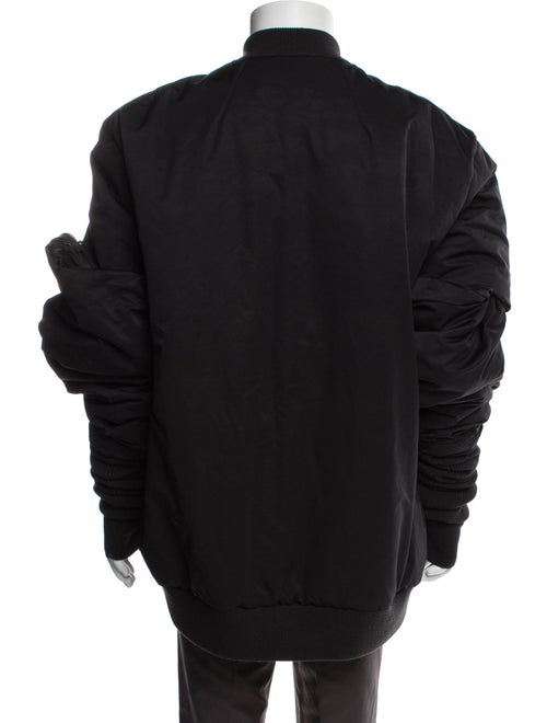 Rick Owens 2022 'Strobe' Gauntlet Bomber Jacket
