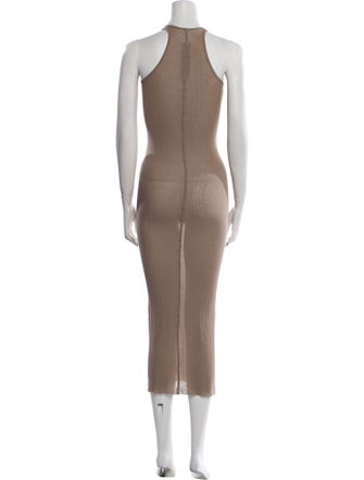 Rick Owens Halterneck Long Dress