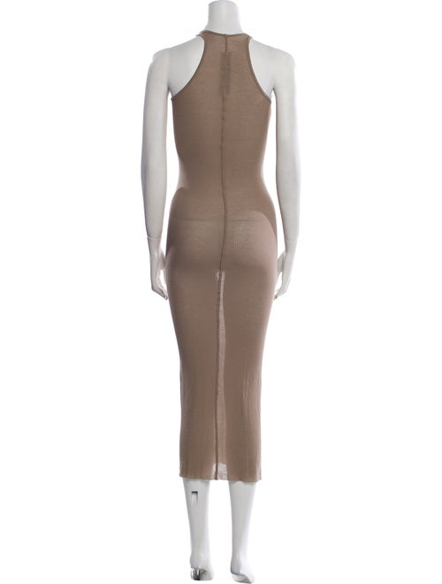 Rick Owens Halterneck Long Dress