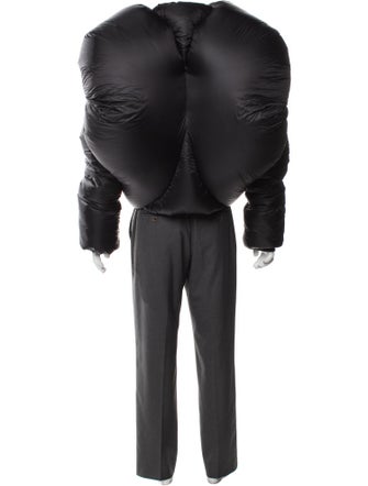 Rick Owens 2022 'Strobe' Knot Puffer Coat