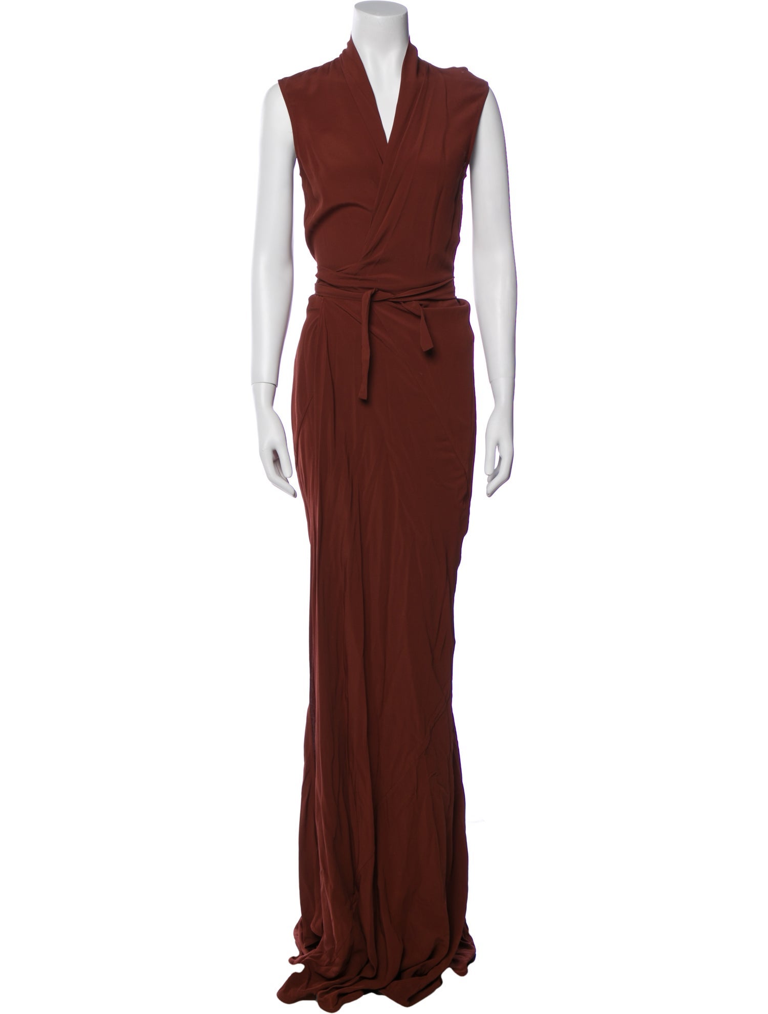 Rick Owens Silk Long Dress