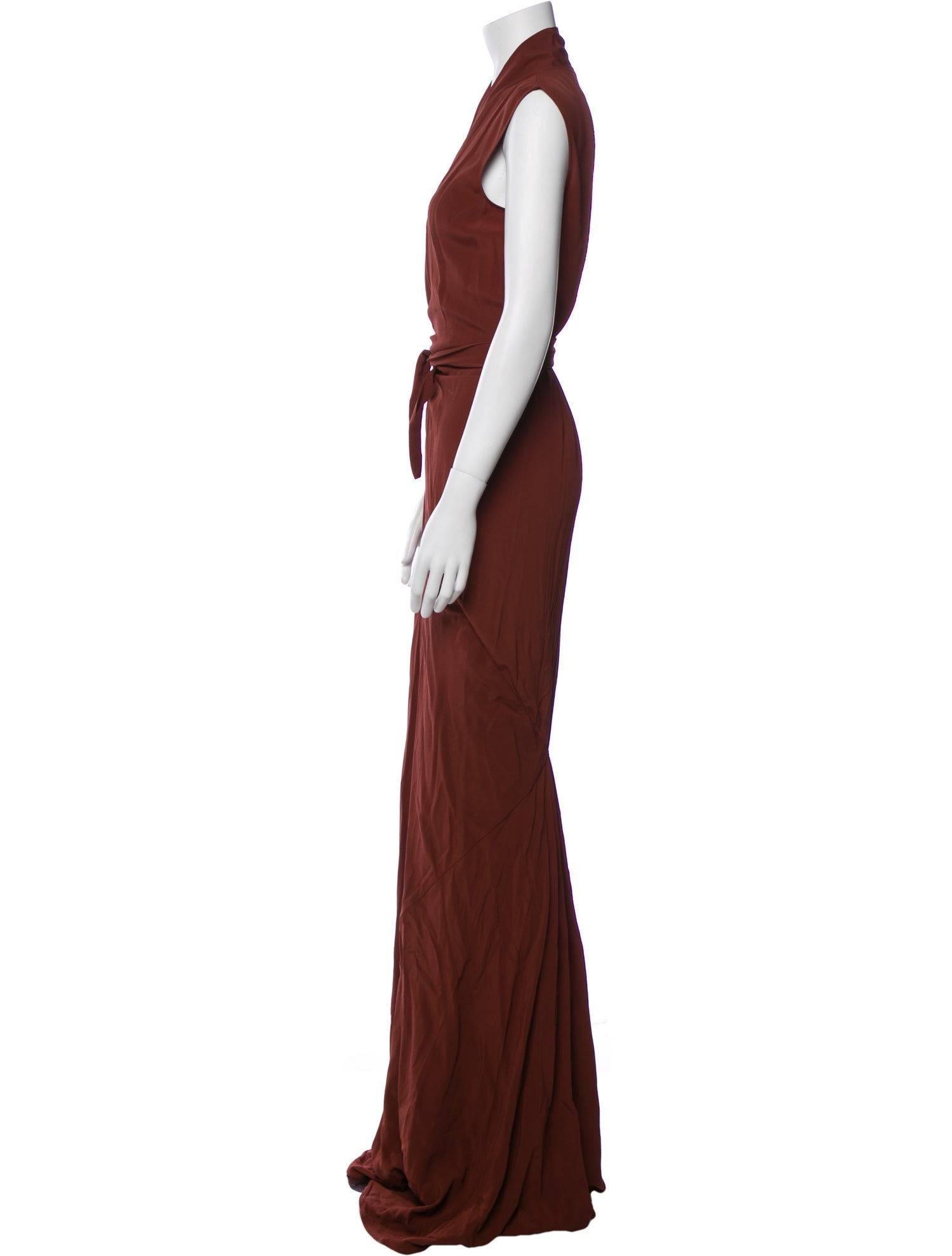 Rick Owens Silk Long Dress