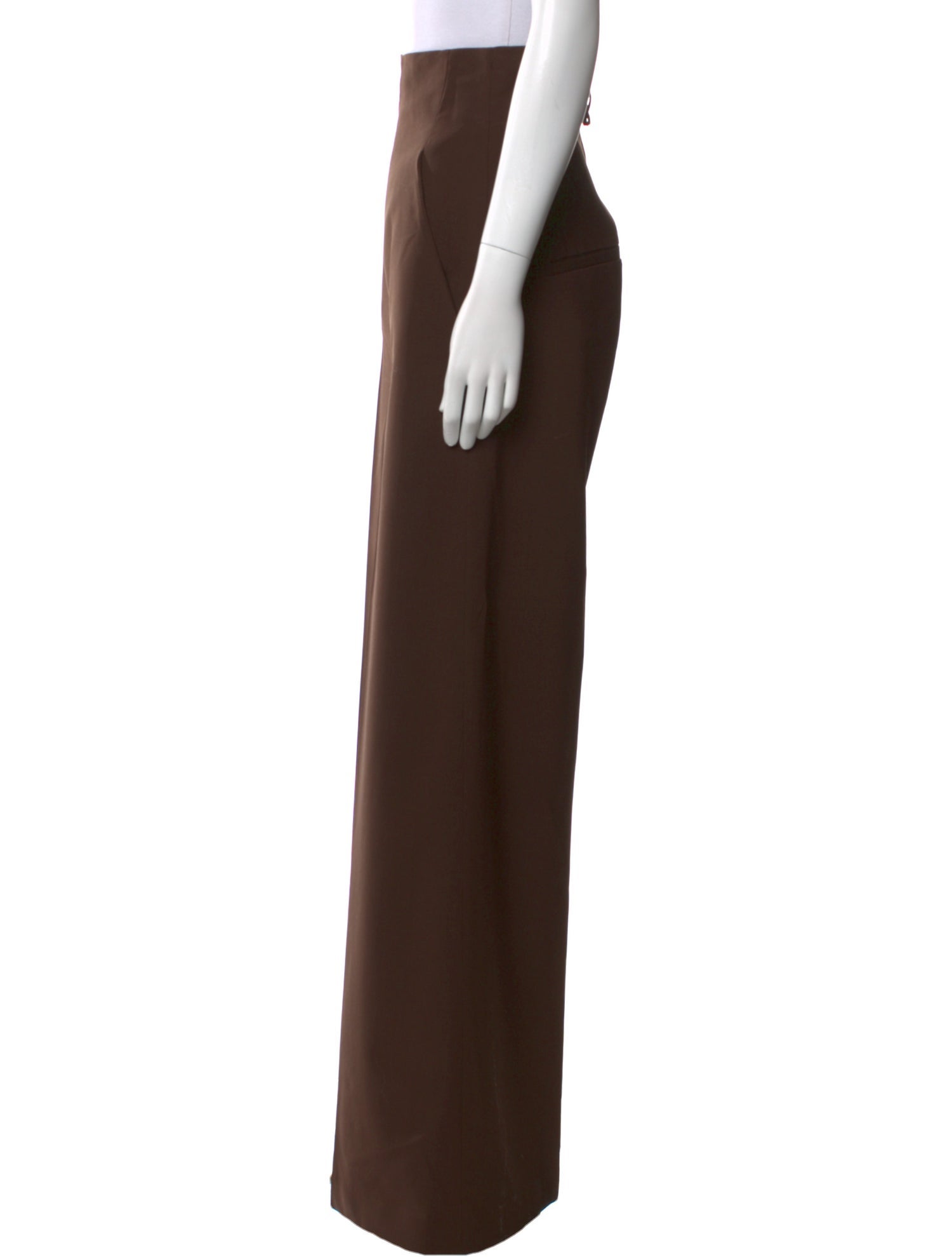 Rick Owens Virgin Wool Wide Leg Pants