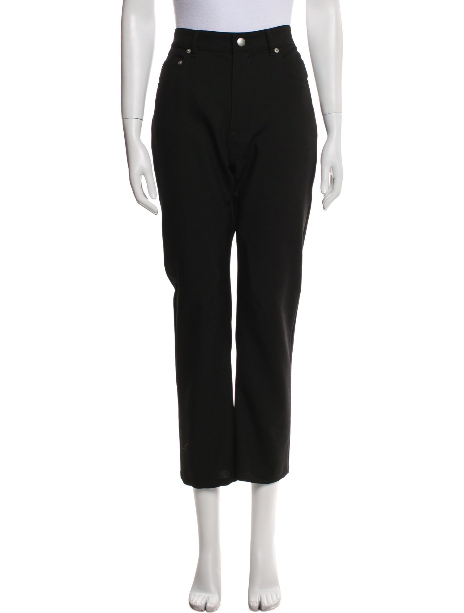 Rick Owens Virgin Wool Straight Leg Pants