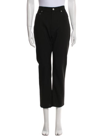Rick Owens Virgin Wool Straight Leg Pants