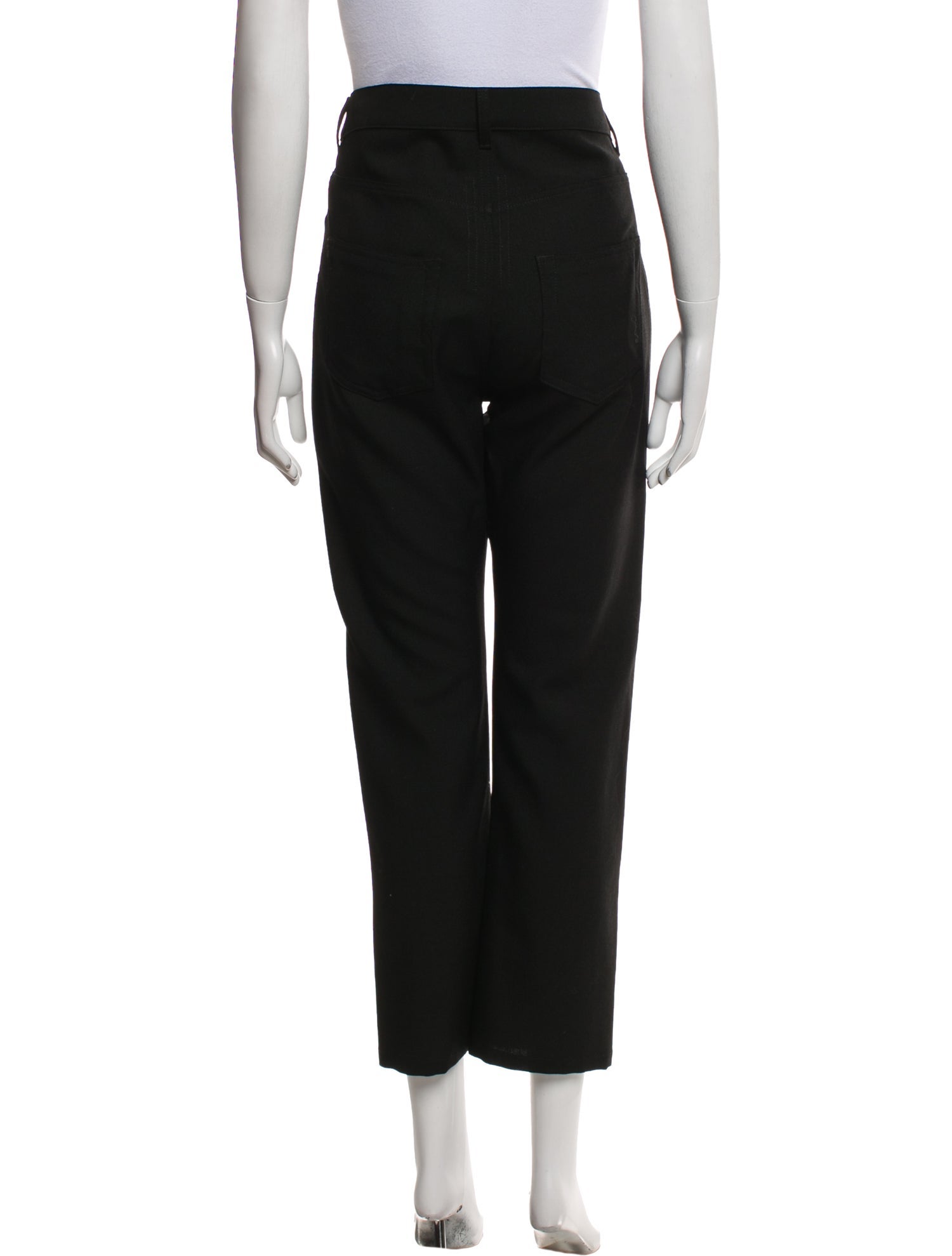 Rick Owens Virgin Wool Straight Leg Pants
