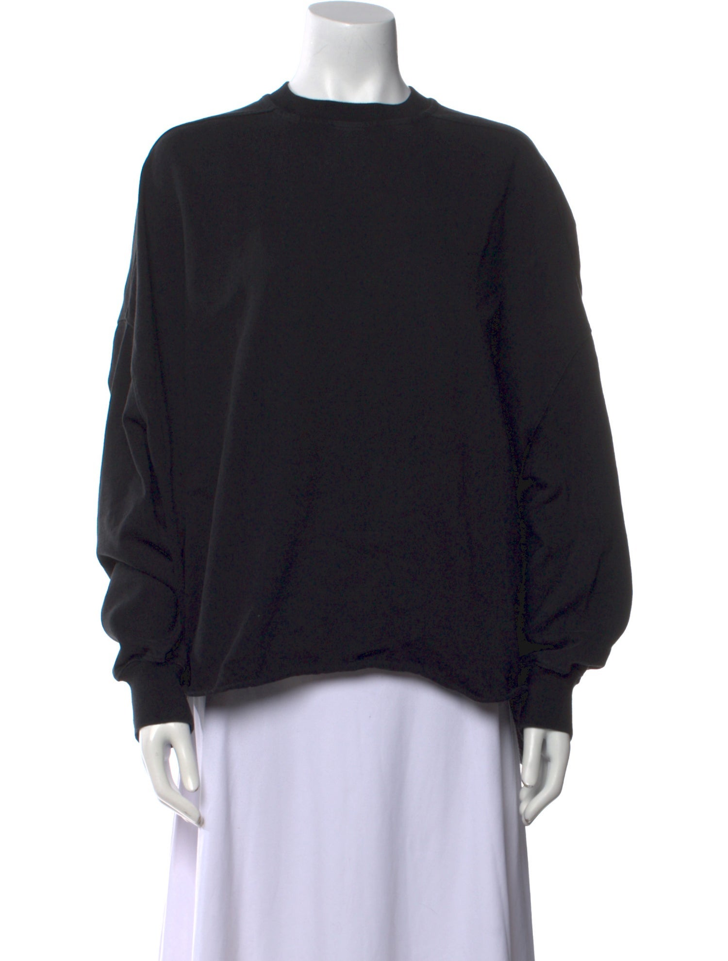 Rick Owens Drkshdw Crew Neck Long Sleeve Sweatshirt