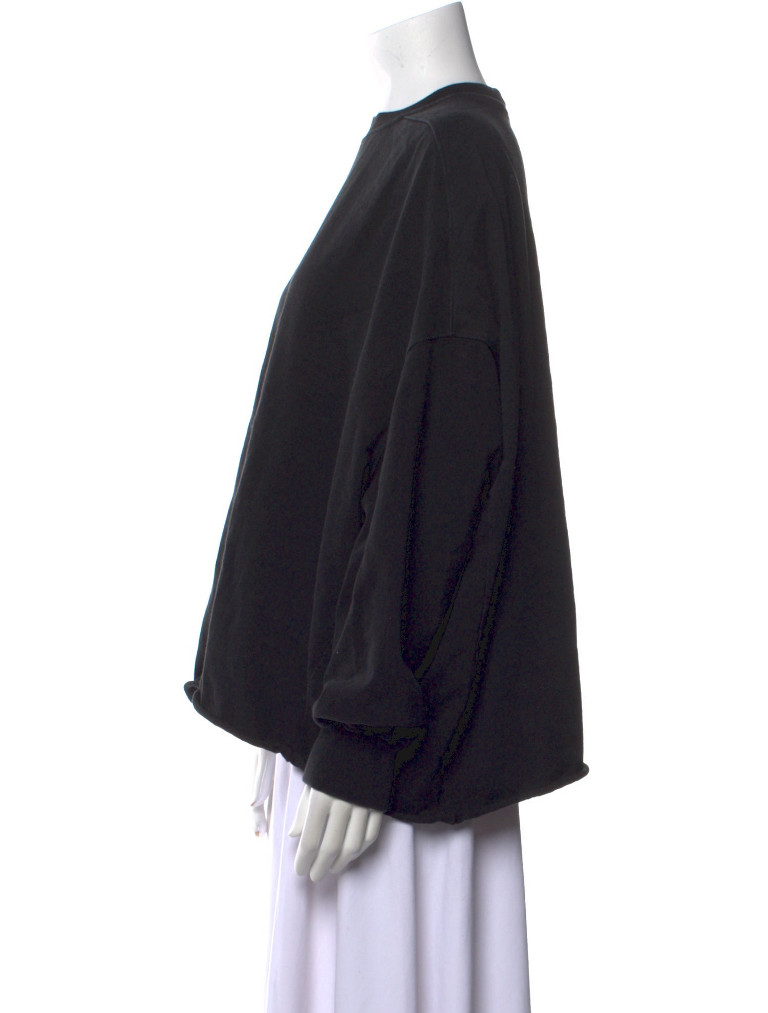 Rick Owens Drkshdw Crew Neck Long Sleeve Sweatshirt