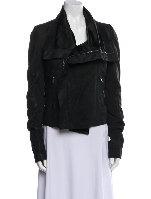 Rick Owens Leather Biker Jacket