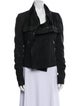 Rick Owens Leather Biker Jacket