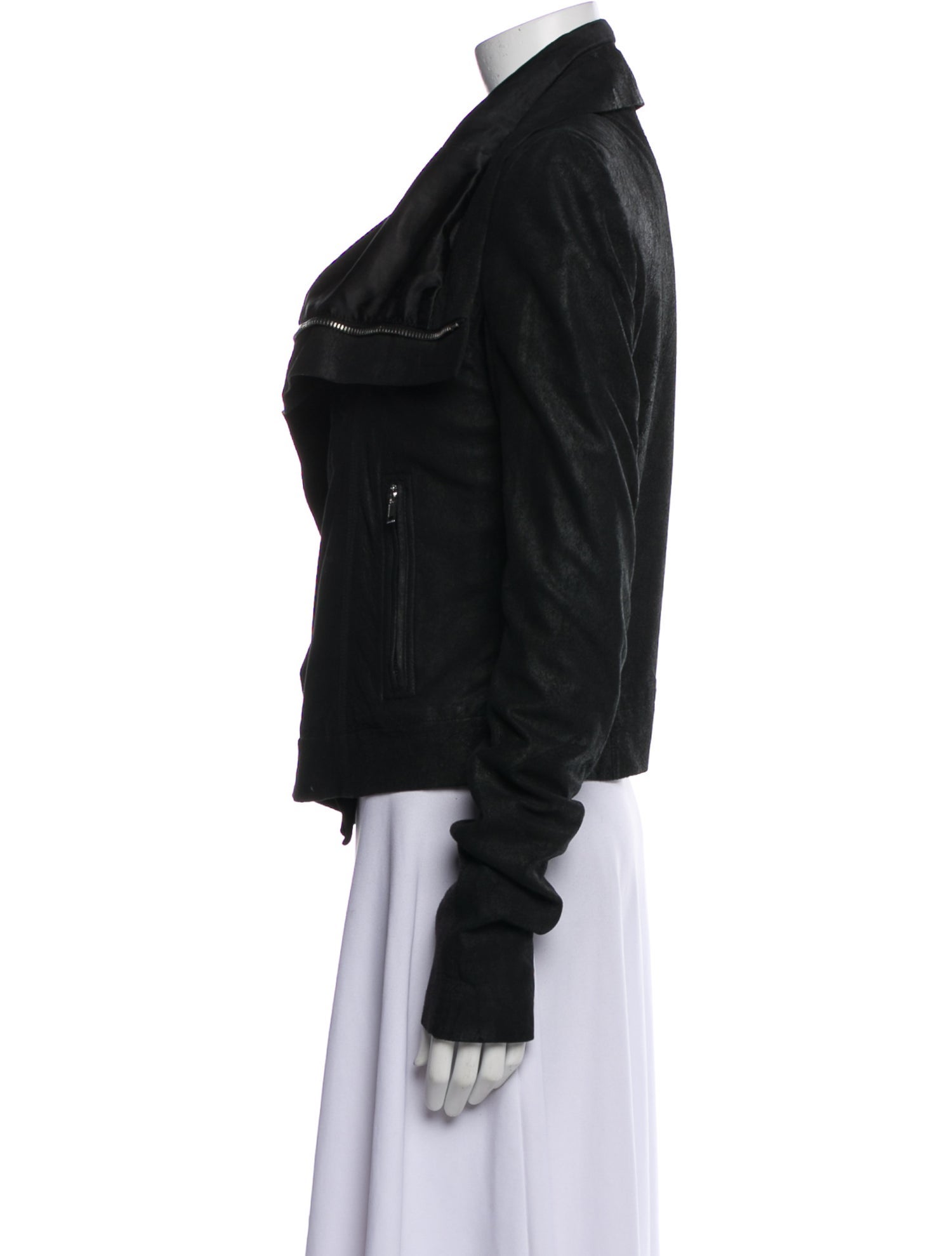 Rick Owens Leather Biker Jacket