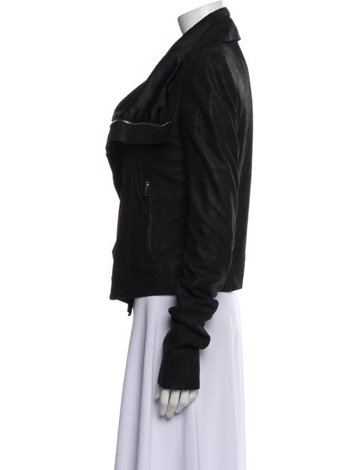 Rick Owens Leather Biker Jacket