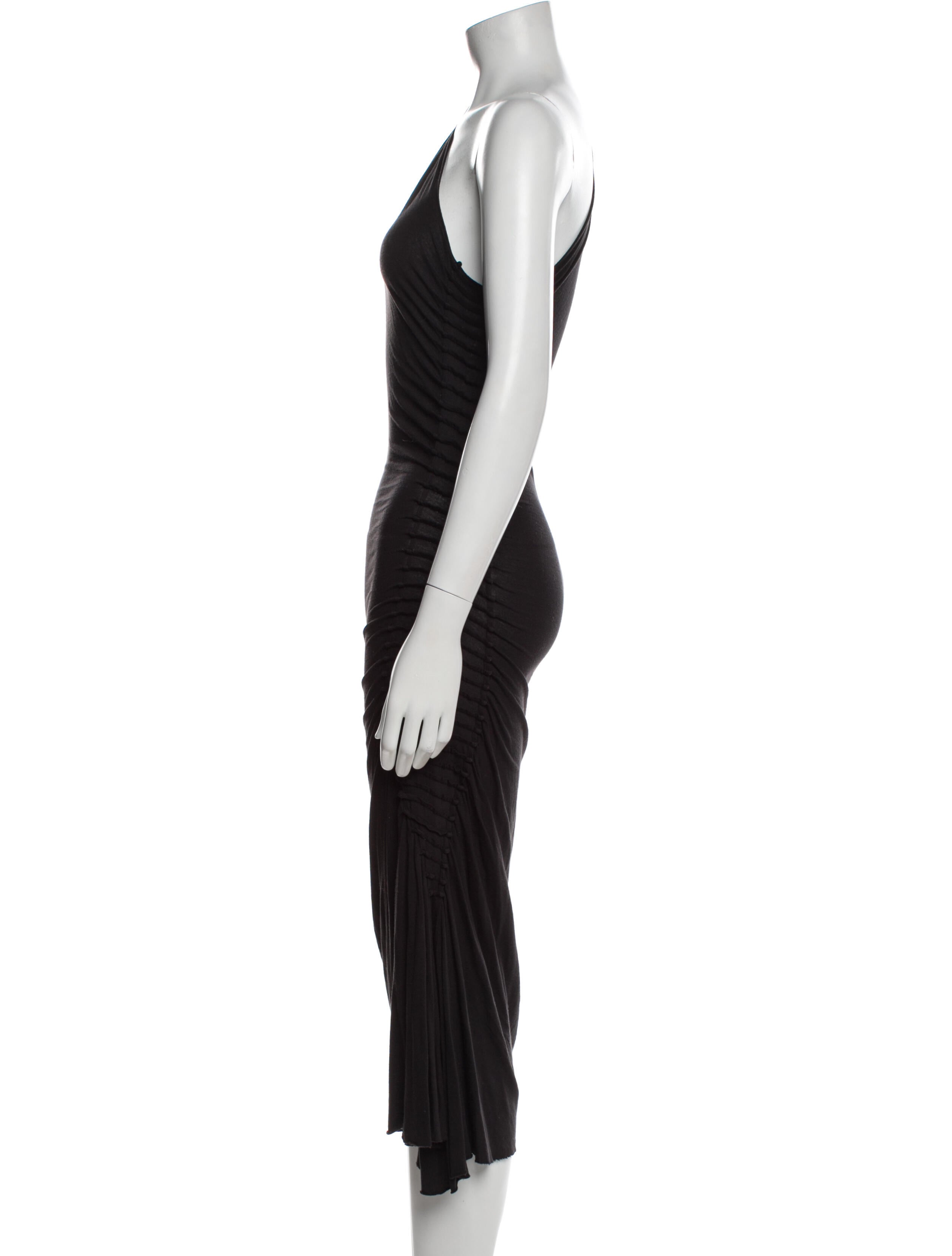 Rick Owens Lilies One-Shoulder Mini Dress