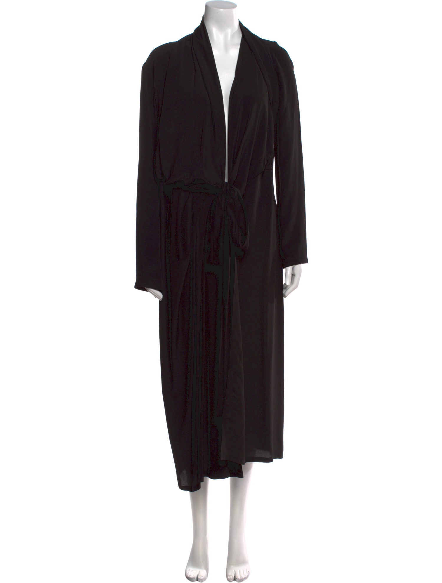 Rick Owens V-Neck Long Dress