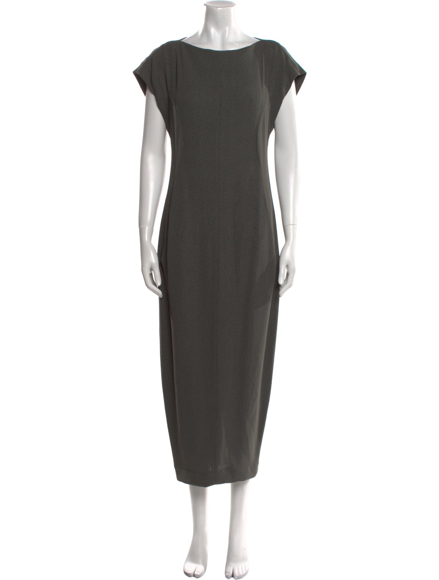 Rick Owens Bateau Neckline Long Dress