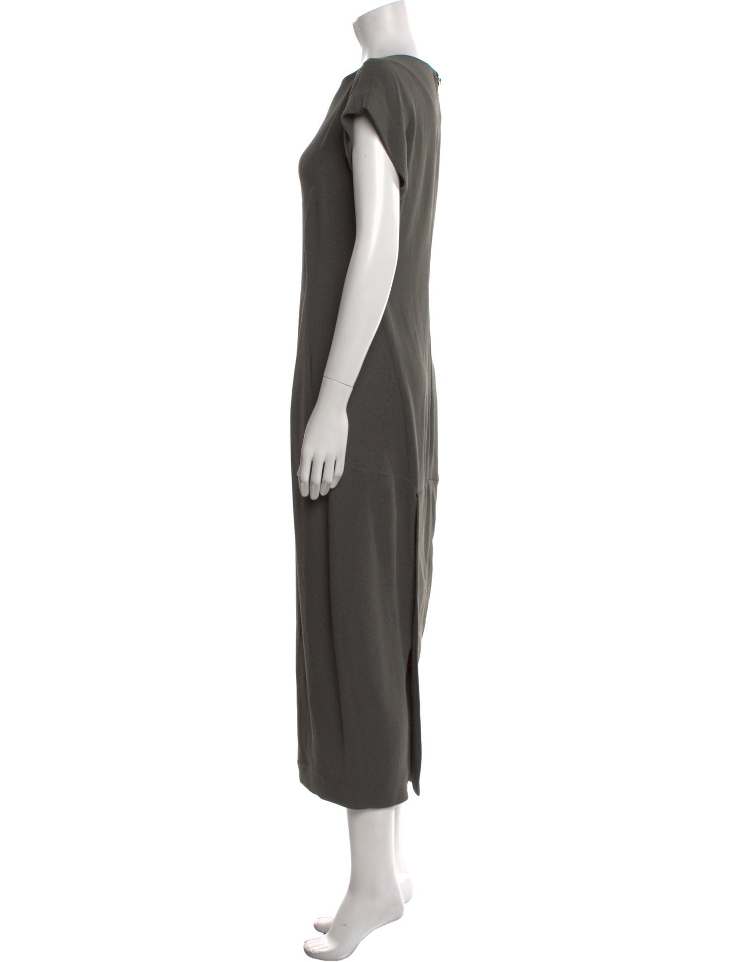 Rick Owens Bateau Neckline Long Dress
