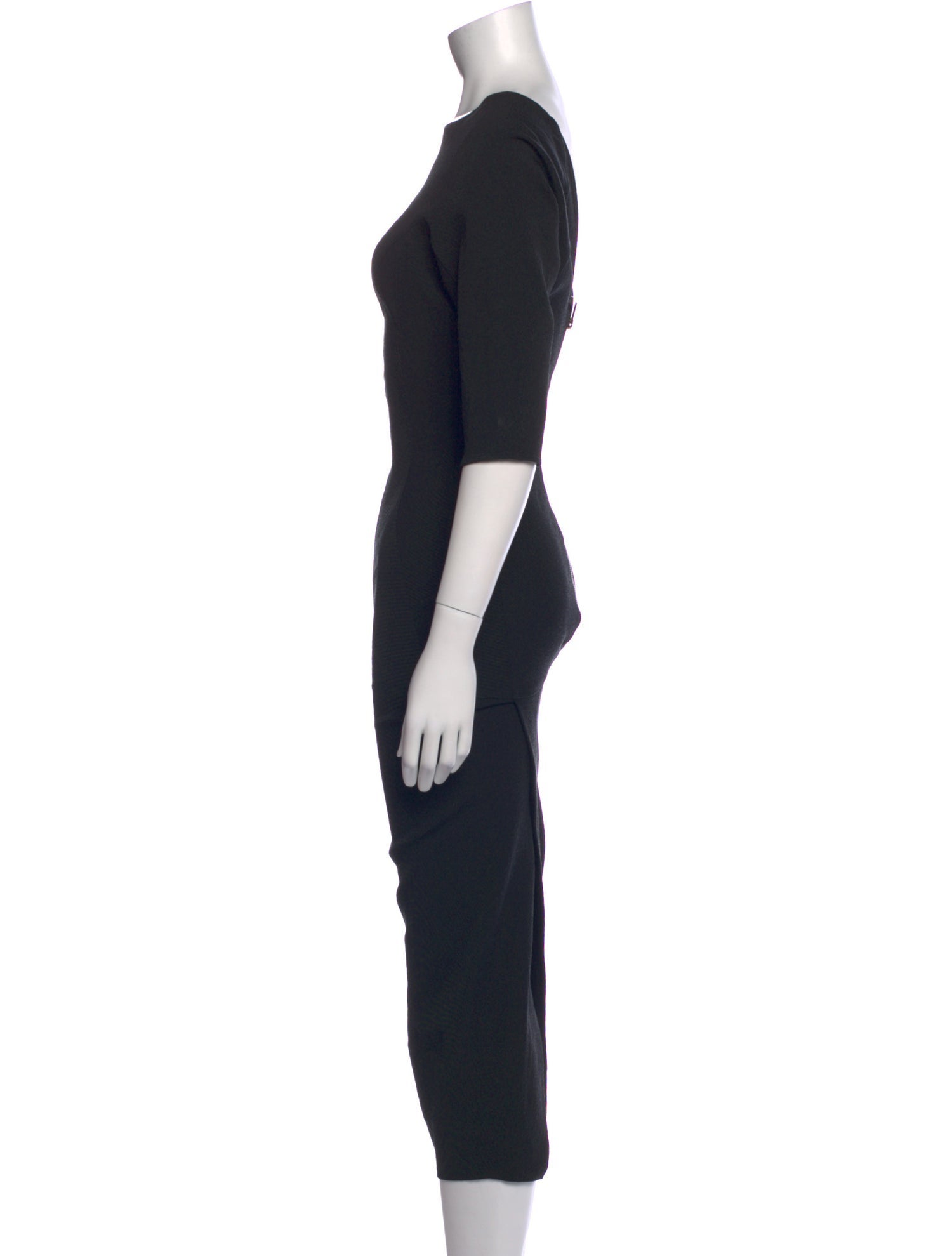 Rick Owens Bateau Neckline Long Dress