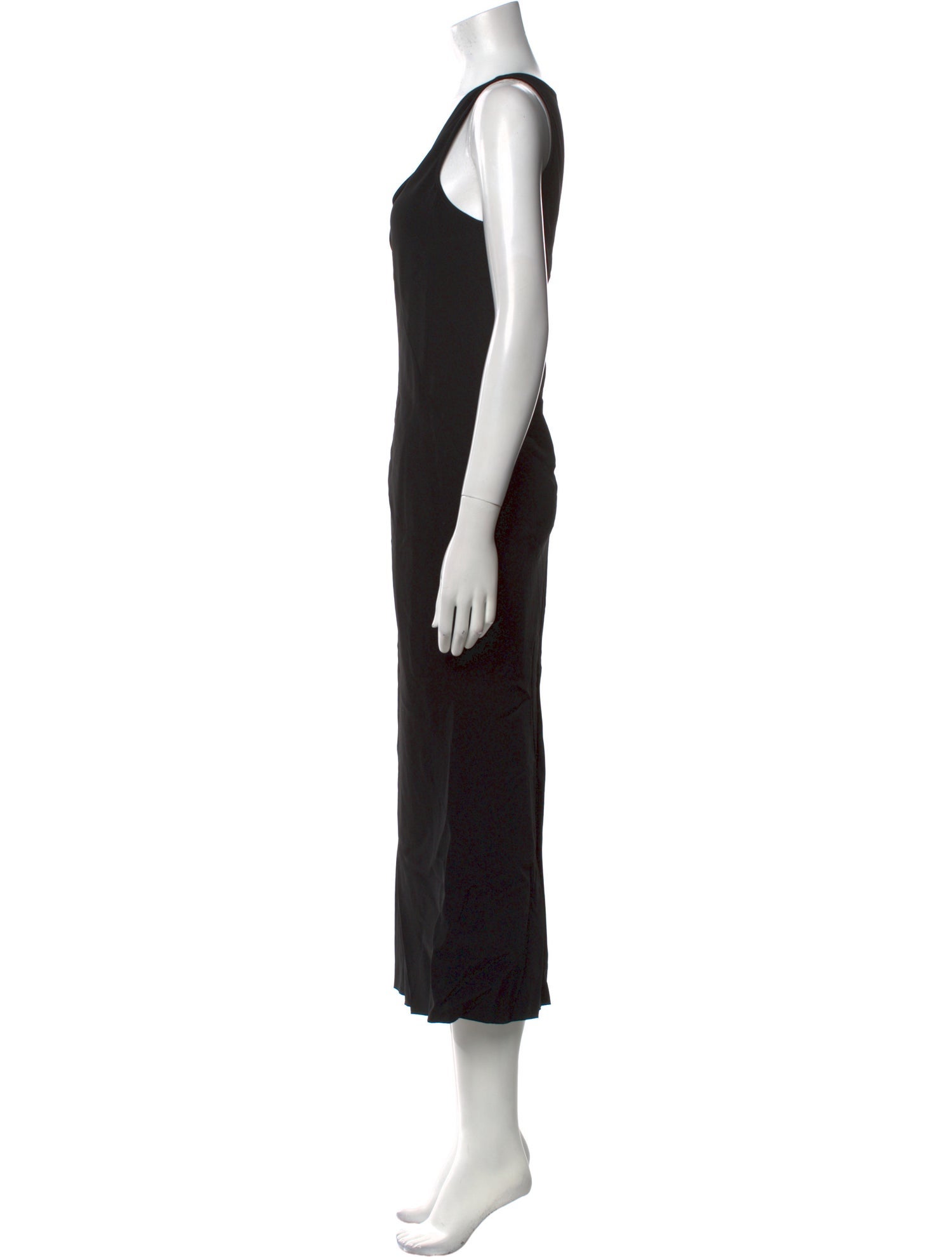 Rick Owens V-Neck Long Dress
