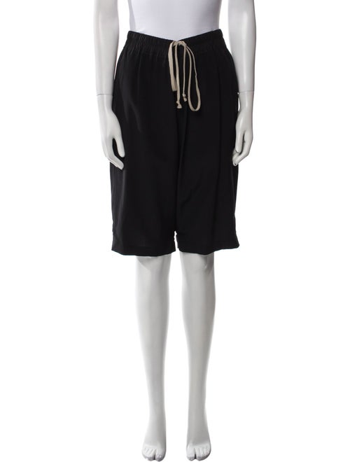 Rick Owens Silk Knee-Length Shorts