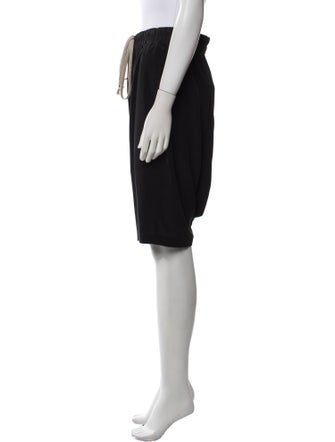 Rick Owens Silk Knee-Length Shorts