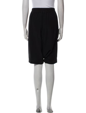 Rick Owens Silk Knee-Length Shorts